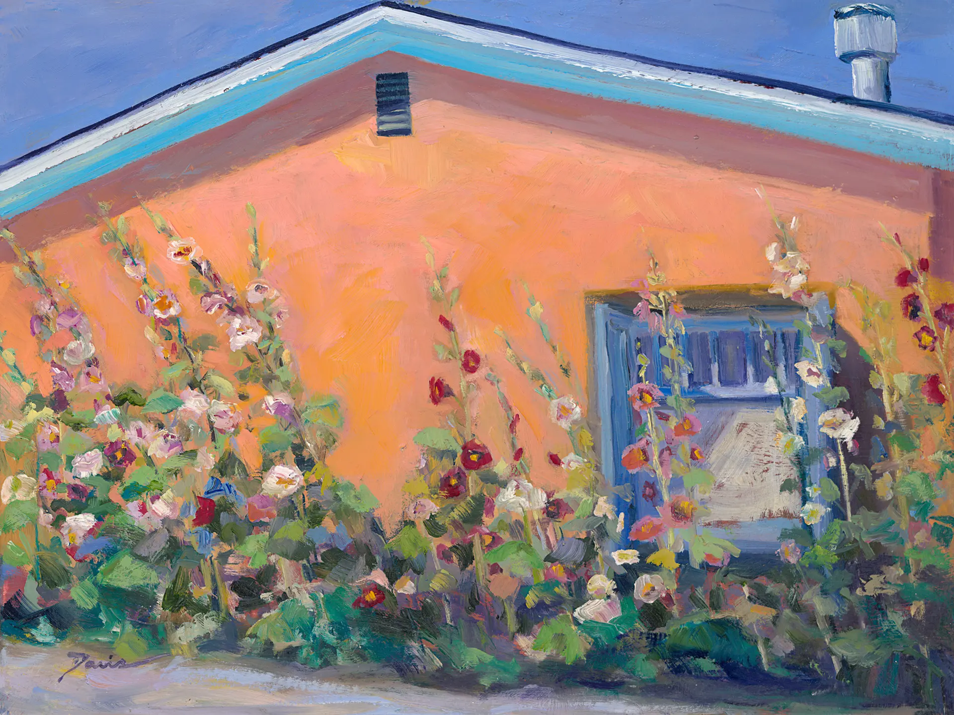 davis blue window